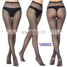 Mature Womens High Heels High Waist Tights Fishnet Stockings Thigh High Pantyhose Foot Sexy Fish Net Silk Stockings thumbnail-3