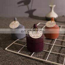 Hot Sale Luxury Wedding Christmas Romantic Candles Natural Aroma Soy Wax Crystal Scented Yurt Glass Candle With Lid thumbnail-5