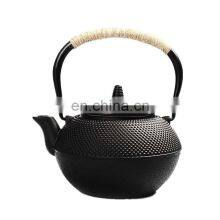 Luxurious Cast Iron Thick Teapot With Tea Strainer Cast Iron Teapot With Steel Handle thumbnail-3