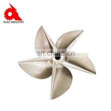 Customized 5 Blade Marine Outboard Engine Copper Ship Propeller thumbnail-2