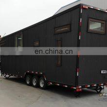 Movable Mobile Portable Modular Homes Field Site Office Trailer Tiny House On Wheels For Sal thumbnail-2