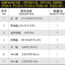 Excavator Swing Motor Spare Parts KPV90 KPV105 KPV100 Swing Motor Repair Kit KMF40 KMF40-2 KMF160 KMF90 for PC60-6 PC120-3/6 thumbnail-6