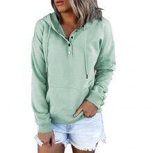 Custom Logo Multi Color Oversized Loose Fit Ladies Cropped Top Hooded Sweatshirt Print Plus Size Women's Hoodies & Sweatshirts thumbnail-4