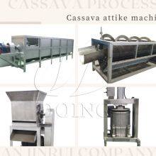 Small Scale 1-2TPH Attieke Making Line Cassava Procesing Plant for Attieke Production Peeler-Grater-Presser-Granulator-Steamer thumbnail-4