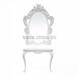 Beiqi Guangzhou 2016 Vintage Style Dressing Table Salon Unit Mirror Station for Sale thumbnail-2
