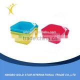 2015 New Product Customized LOGO Plastic Mini Quadrate Colander With Handle thumbnail-2