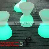 New PE Plastic Stool With LED Light & Remote Control YXF-3042