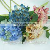 High Quality Pure Handmade Fabric Colorful Artificial Hydrangea Flower Wholesale thumbnail-6