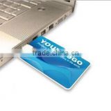 Hotsale card usb flash, Both sides logo printing card usb stick