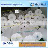 CE ISO approved 17threads jumbo big cotton gauze roll