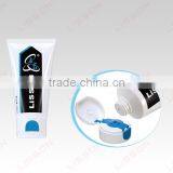 Sun Cream Round Cosmetic Plastic Tube With Double Color Press Flip-top Cap