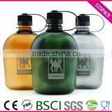 BPA Free Plastic Military Sport Water Bottle 1000ml for Outdoor Trainning thumbnail-1