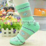 Colorful Bear Pattern Pure Cotton Terry Socks for Women and Girls thumbnail-6