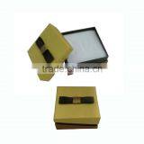 art paper jewelry box with bow on lid