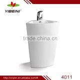 Yibeini Bathroom Sink Ceramic Pedestal Basin thumbnail-1