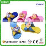 fancy pvc sandal X shape boys kartoon slipper