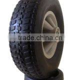 10 Inch Semi-pneumatic Rubber Wheel for Lawnmower, Hand Truck, Generator thumbnail-4