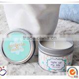 Round Candle Tin Box/decorative Candle Tin Box/wholesale Candle Tin
