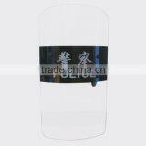 ISO Impact Resistance Polycarbonate Policia Sheriff Shield/Certified Manufacturers by ISO