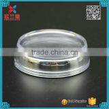 New Prosucts Plastic Screw Cap/exquisite Silver Round Cap for Cream Jar thumbnail-1