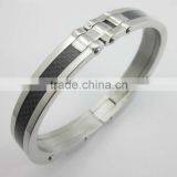 Fashion Carter Carbon Stainless Steel Men's Bracelet Bangle thumbnail-1
