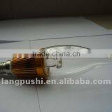 3w Led Chandelier Lighting 3w With Flame Tip With Golden Housing