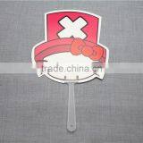 Cute Cartoon Design pp Kids Hand Fan Small Plastic Fan Advertising Fan