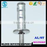 HIGH QUALITY FACTORY DOME HEAD ALU/ST MULTIGRIP RIVETS thumbnail-5