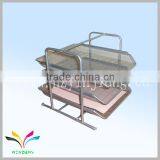 Saving Room Mutil-tire Counter Office Files Metal White Mesh File Holder Colorful thumbnail-1