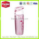 HOT !! 750ml Plastic Fruit Infuser Drink Bottle With Flip Lid