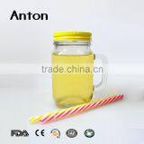 9 oz New Products 2016 Customized Glass Mason Jar With Handle and Lid Mason Jar With Handle Drinkware Glass Mason Jar thumbnail-5