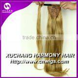 Hot Sale Remy Clip in Pony Tail With 22" in 100G, More Color on Stock thumbnail-4