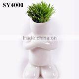 Small White Table Grass Dolls thumbnail-2