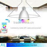 New Fashion Smart LED Bulbs Speakers Smart Colorful LED Bluetooth Speaker Smart Bulb,led Light With Bluetooth Speaker