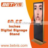iPhone 55 inch 1920x1080 hd ads floor standing LCD,LED digital signage display player with HDMI,DVI,Wifi,USB,SD storage