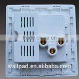 New Design Wallpad High Quality White PC110~250V Electrical Wall Socket With Usb Port USB Power Wall Lamp Light Socket EU UK thumbnail-2