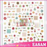 Fashion Candy and Cake Design 3D Nail Art Sticker Decals 1-049