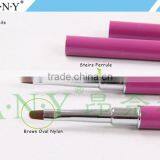 ANY Fashion Nail Art Pen Acrylic Handle Rhinestone Diamond Nail UV Gel Salon Flat Brush Nail Brushes Wholesale Quality Choice thumbnail-3