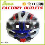 New Design Red Bule White Comfortable Wearing Bike Helmet With Adjustor thumbnail-3