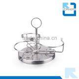 3 Pieces of 201 Stainless Steel Rotatable Spice Jar Set With Spoon thumbnail-3