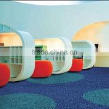 Blue round pattern modern design carpet tile