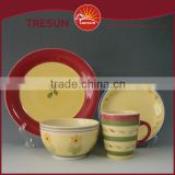 16pcs fine china high quality stoneware dinnerware wholesale