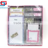 Pink memo pad suit use for office and school