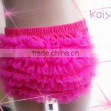 Latest Design Newborn Underwear Baby Comfortable Ruffle Bloomer thumbnail-4