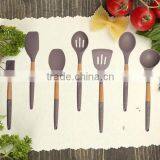 FDA LFGB Food Grade Wholesale Silicone Personalized Kitchen Utensil Set Modern Baking Cooking Tools Best Selling Products thumbnail-2