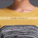 Woman Spring Autumn Sweater 2016 Female Knitting Thin Striped Pullover Three-Quarters Sleeve thumbnail-4