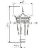 0utdoor Lamp Post Decorations Outdoor Post Light Cast Aluminum Outdoor Lamp Post Luminaire Parts Luminaire Lighting thumbnail-3