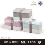 Business Style Plastic Lunch Box Bento With Cutlery thumbnail-1