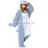 New Cute Big Eye Bird Blue Owl Adult Animal Best Seller Full Body Party Costume thumbnail-2