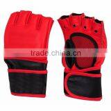 Wholesale Real Leather Boxing Gloves, Sparring Gloves Mma Red Color thumbnail-1
